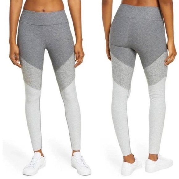Outdoor Voices Springs 7/8 Leggings High rise Waist Colorblock Grey Size XS - Picture 1 of 14